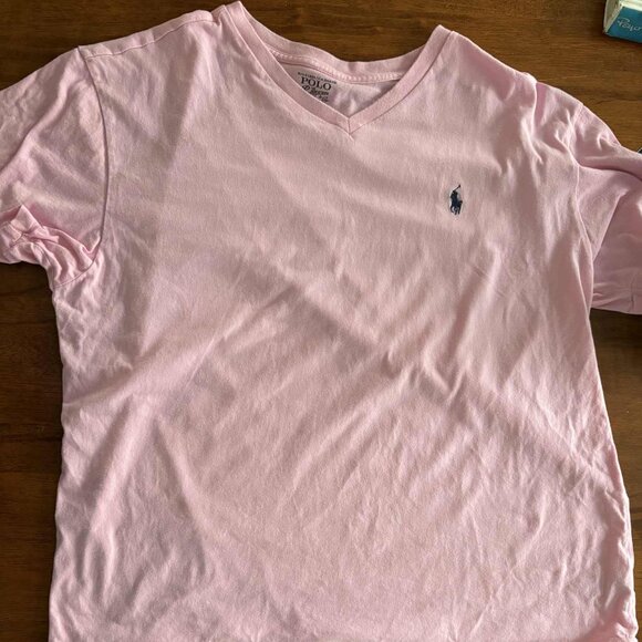 Polo Ralph Lauren Classic Fit T-Shirt- Pink Size: Large - Picture 1 of 6